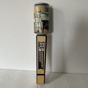 21st Amendment Brewery Fireside Chat Winter Ale Beer Tap Handle11.5”men cave/bar